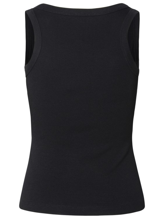 Black Cotton Tank Top